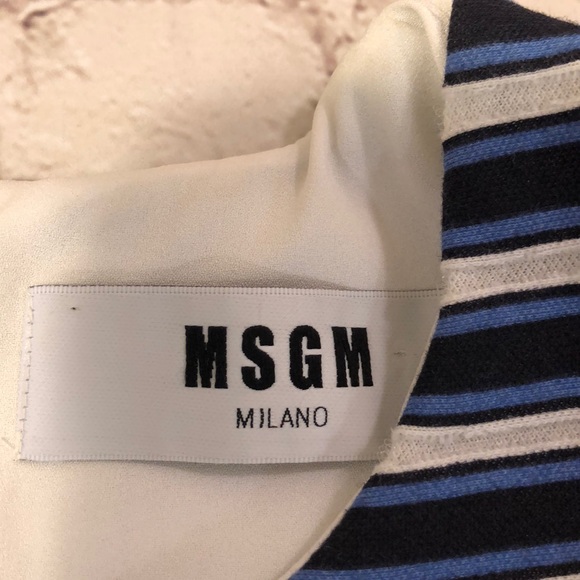 MSGM Flutter Sleeve Crop Top - Picture 3 of 5